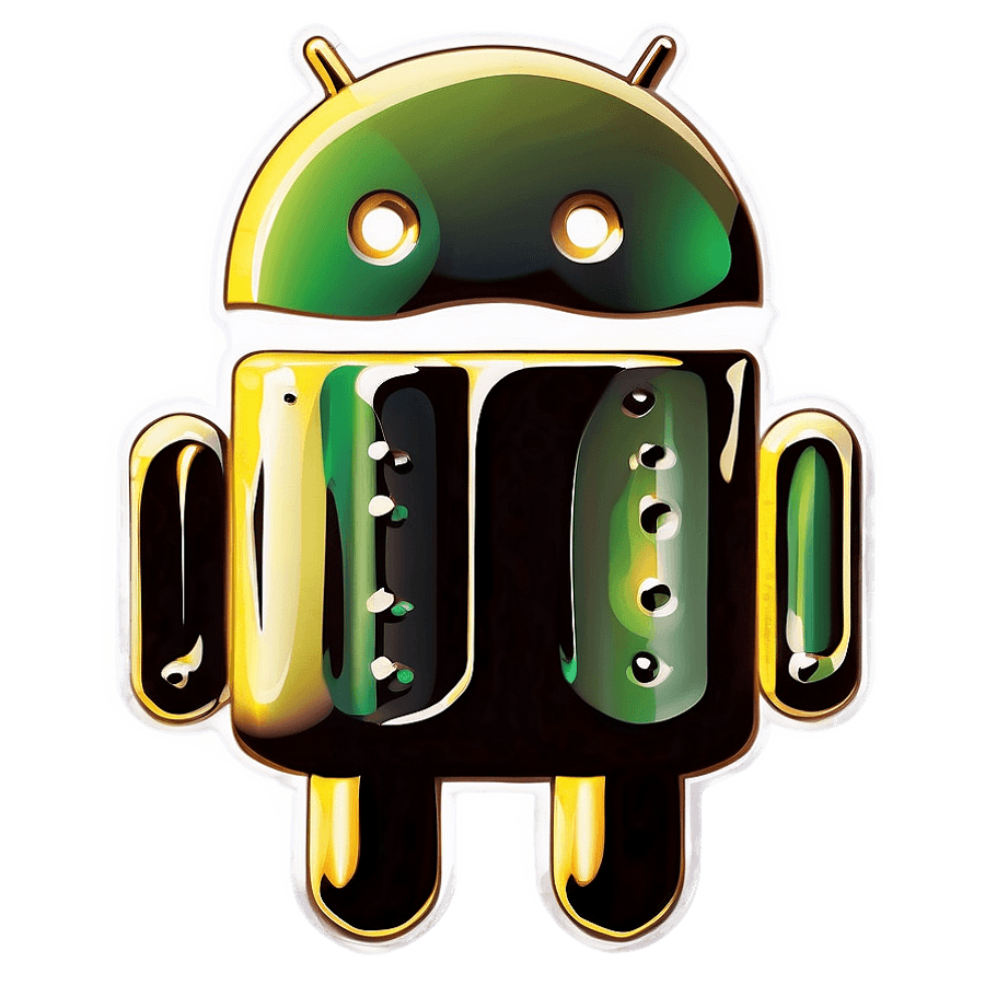 Android Logo Badge PNG 64