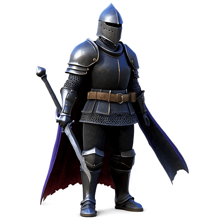 Black Knight in the Shadows PNG cnr96