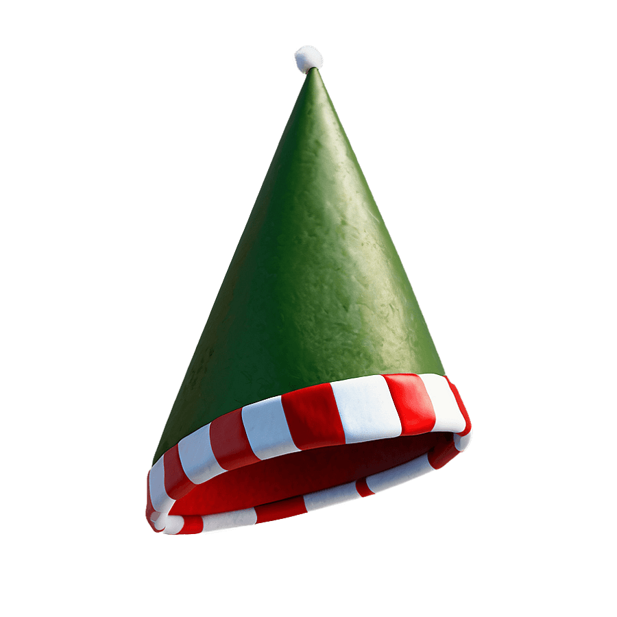 Festive Elf Hat PNG hoe15