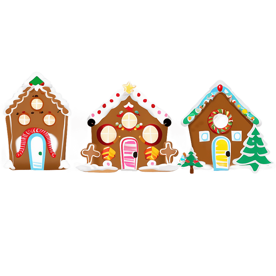Holiday Gingerbread House Creation PNG dlv91