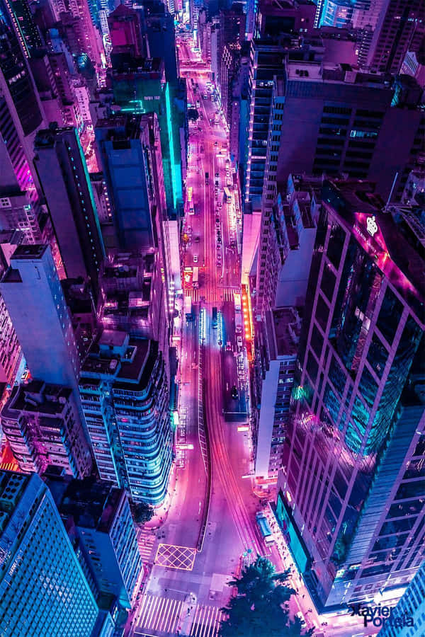 Lyseog smukke neon-æstetikker.