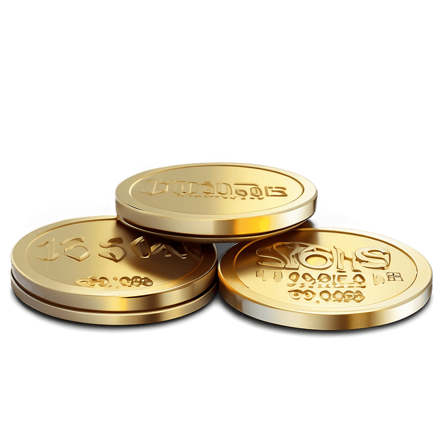 Gold Coins Stash PNG ydl6