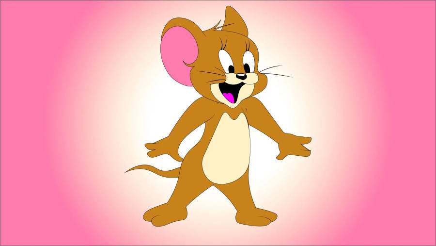 Jerry Mouse cartoon drawing wallpaper