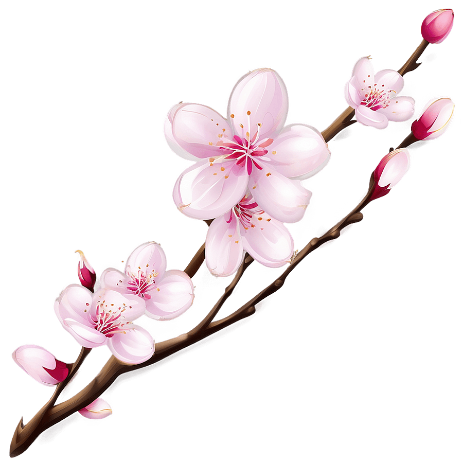 Cherry Blossom Invitation PNG 06292024