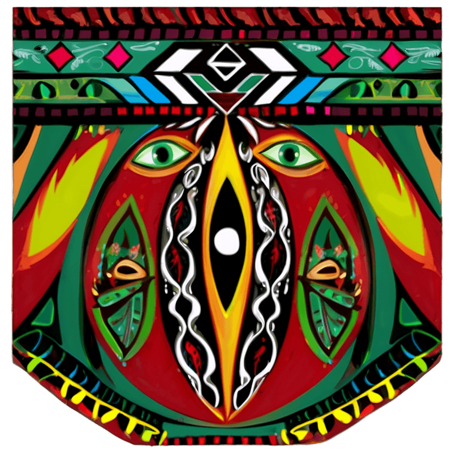 Tribal Art Painting PNG 05232024