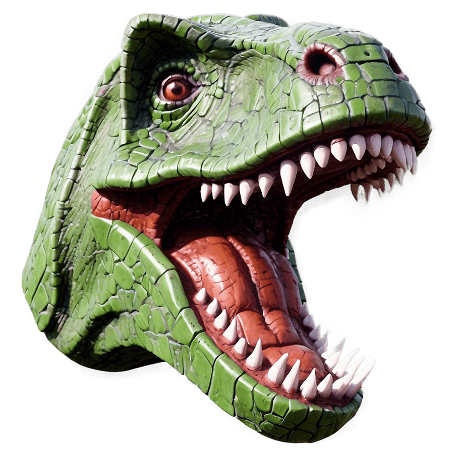 Dinosaur Head Sculpture PNG 97
