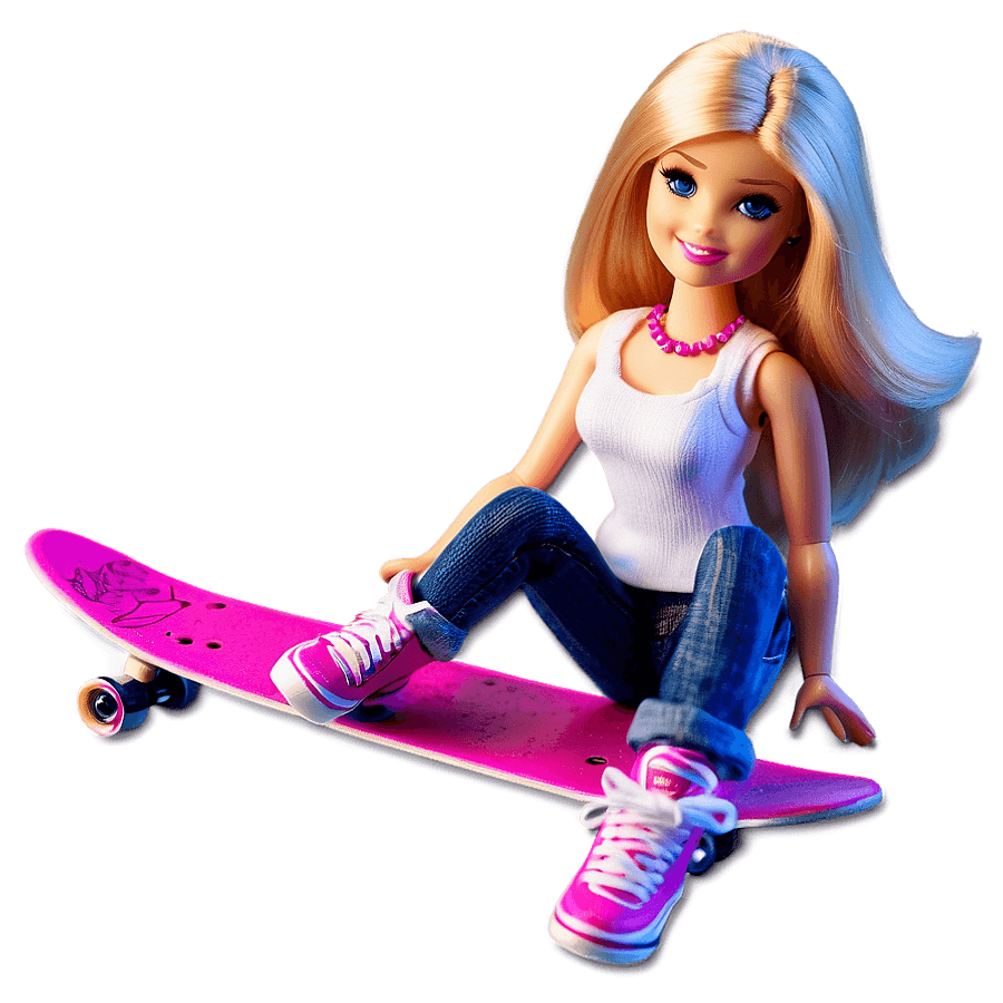 Skater Barbie Doll PNG 77