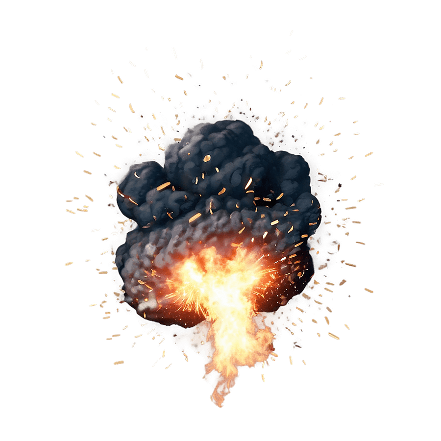Film Burn Explosion PNG enf