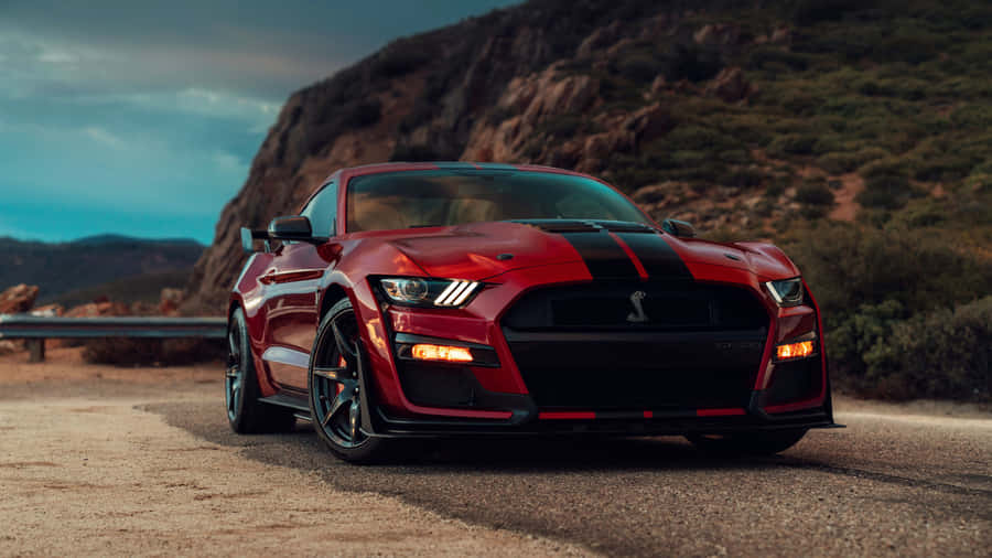 Shelby G T500 Rossa Strada Montuosa