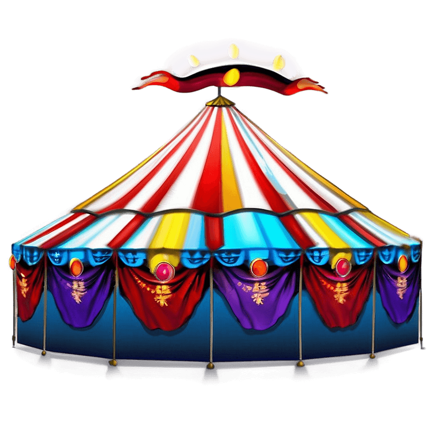 Carnival Tent at Sunrise PNG 06282024