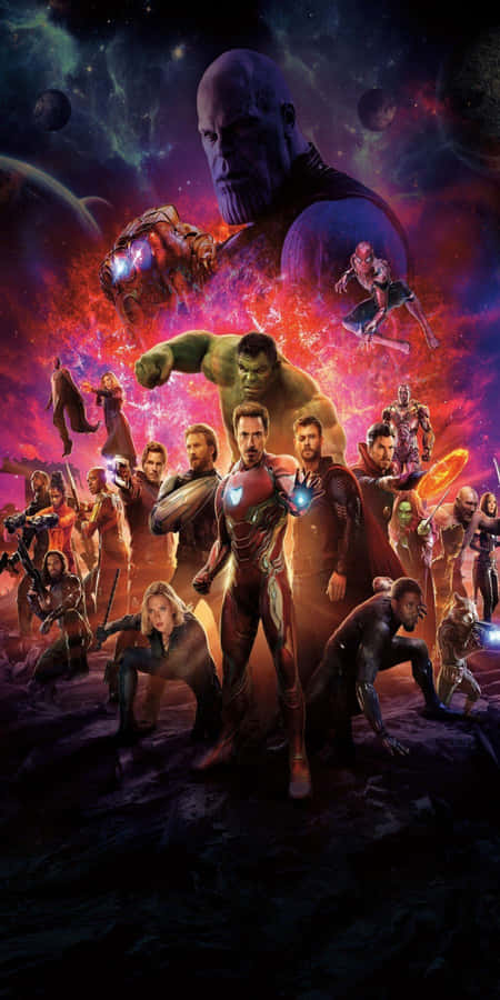 Pixel 3 Avengers Baggrund 1080 x 2160
