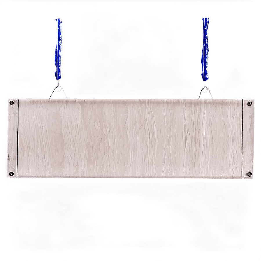 Rectangular Hanging Banner PNG fhv18
