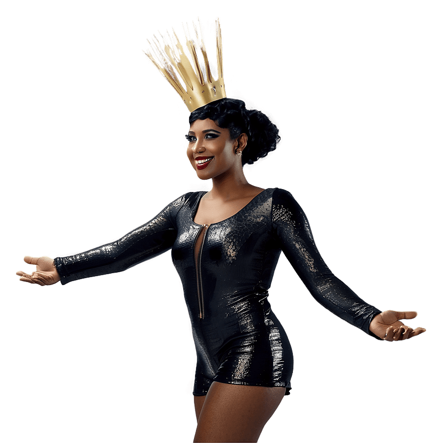 Black Queen Celebration PNG 81