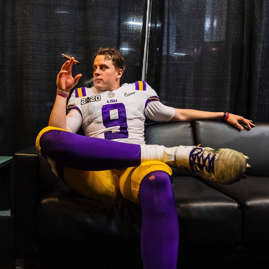 Download Joe Burrow Smoking Wallpaper | Wallpapers.com