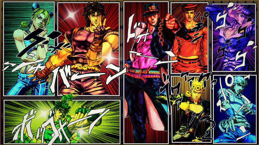 Download Jojo's Bizarre Adventure HD Wallpaper Wallpaper | Wallpapers.com