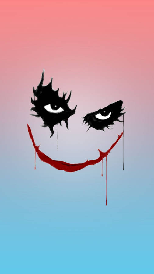 Download Joker Smile Minimalist Aesthetic Wallpaper Wallpapers Com