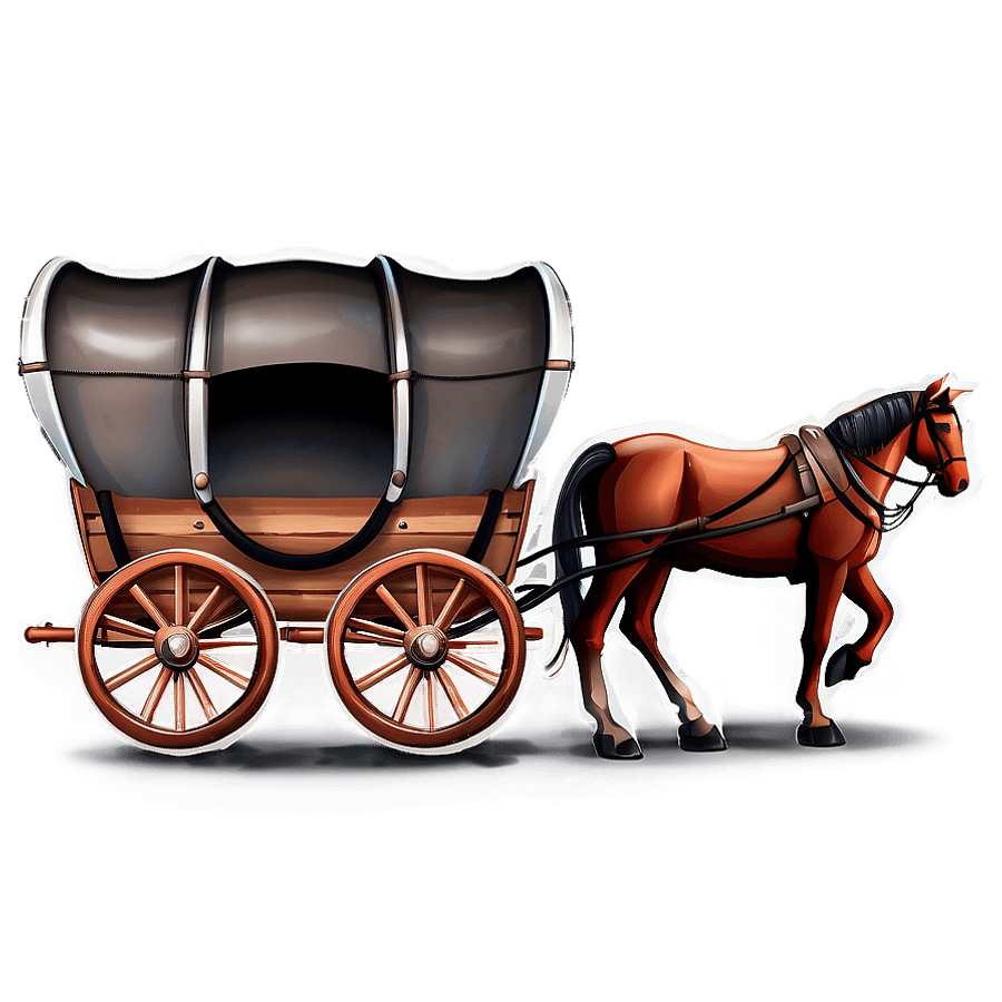 Covered Wagon Adventure Icon PNG 06292024