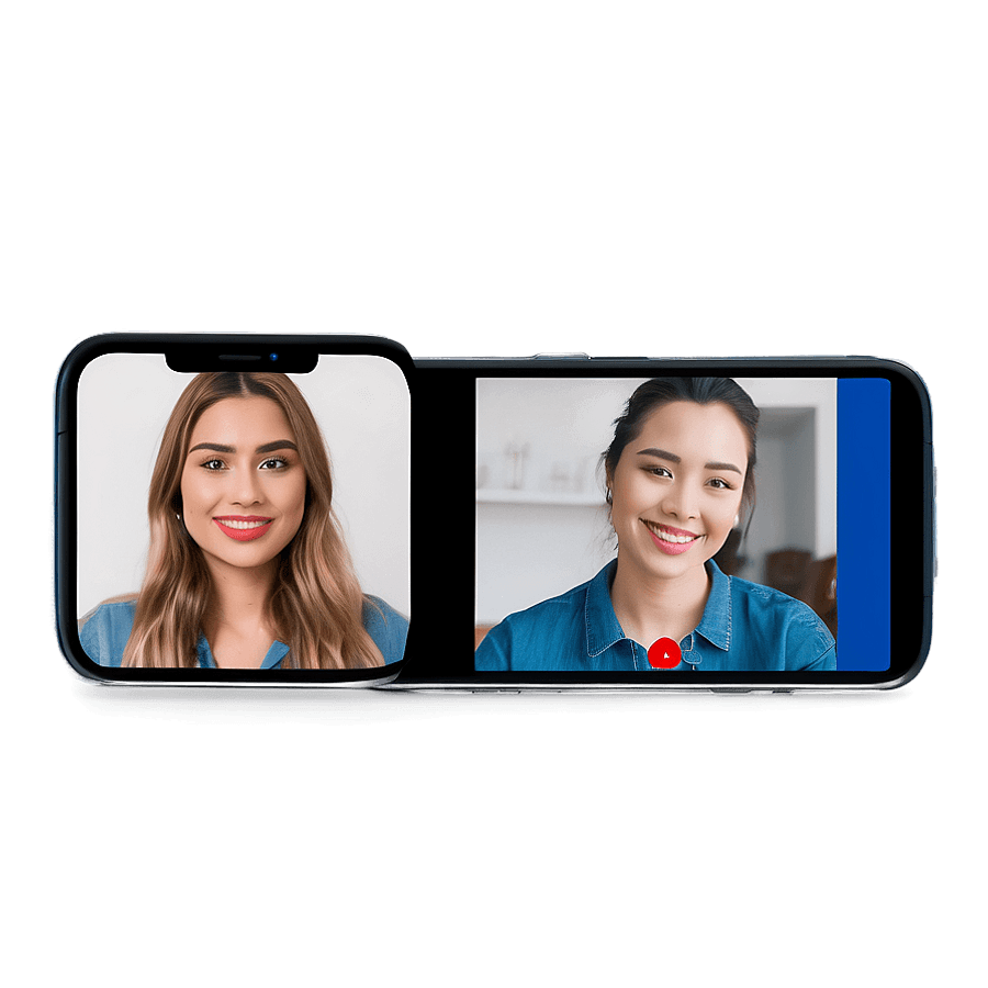 Faux Video Call Scene Template PNG 06282024