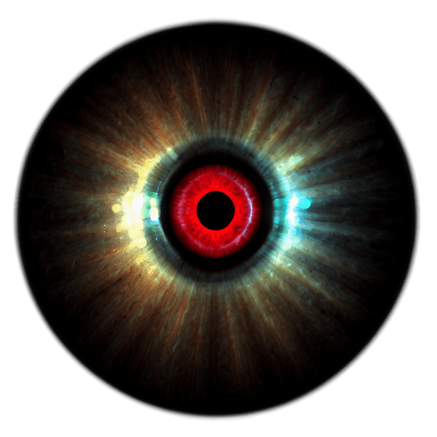 Red Eye Glow Effect PNG mem