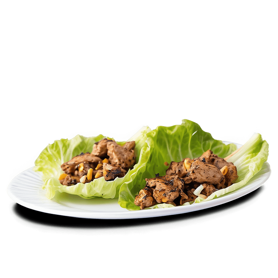 Jerk Chicken Lettuce Wraps PNG 06282024