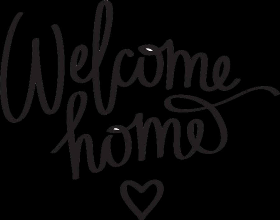 700 X 551 - Calligraphy Welcome Home Png, Transparent Png