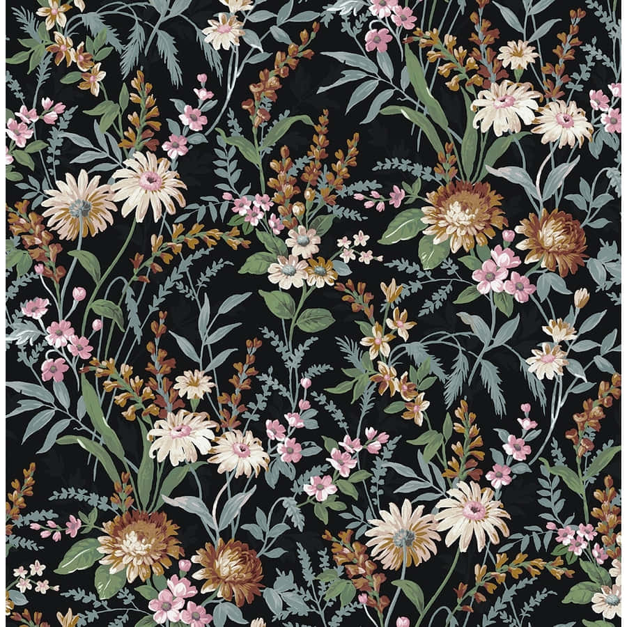 EleganterVintage-Blumenhintergrund