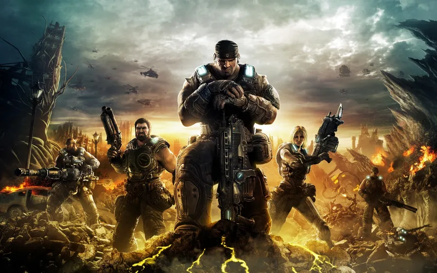 Gearsof War3 Epic Battle Artwork