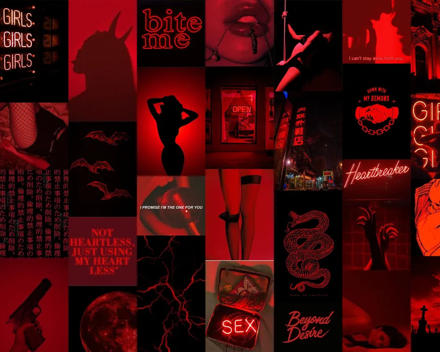 Red Collage