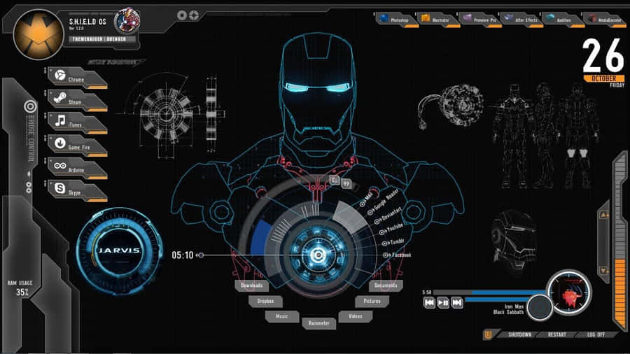 "Entfessledie Kraft der Iron Man Technologie"