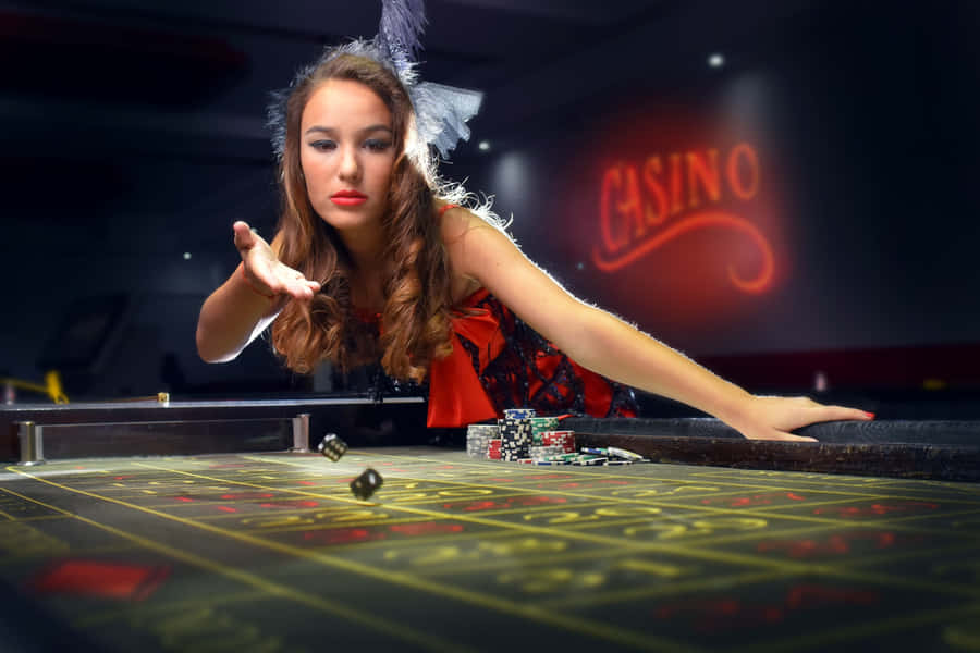 Lançamento de Dados Glamourosos do Cassino