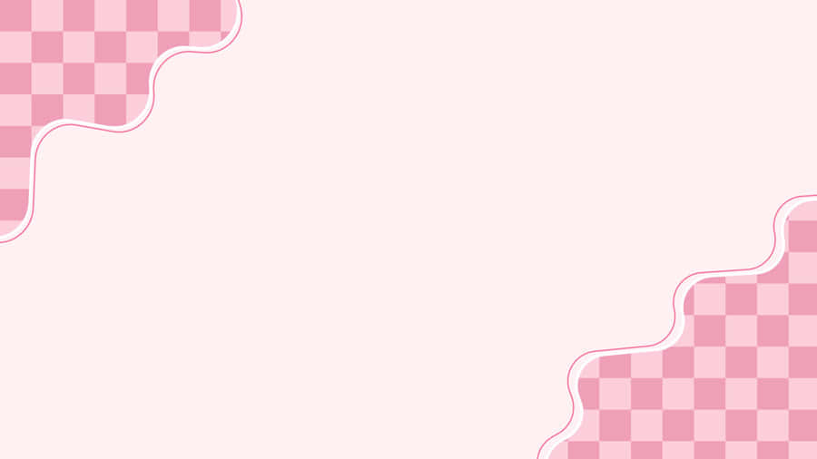 Pastellrosa karierten Hintergrund