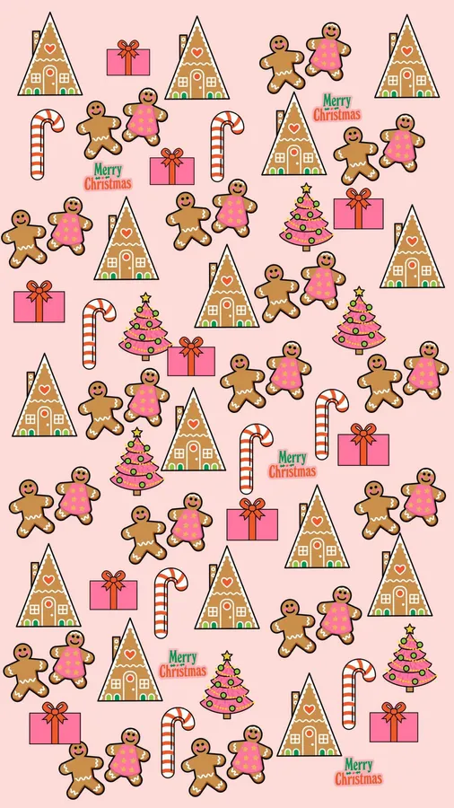 Gingerbread_ Christmas_ Pattern