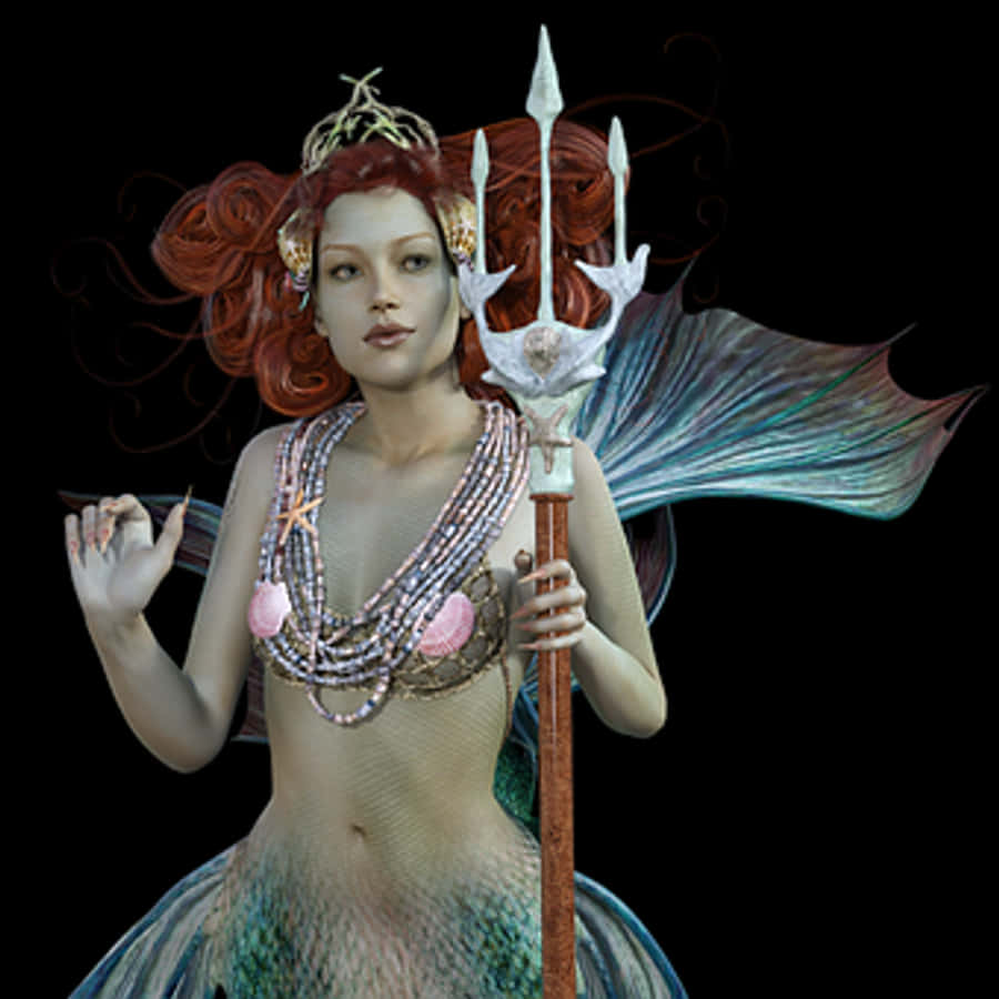 Mystical_ Mermaid_with_ Trident