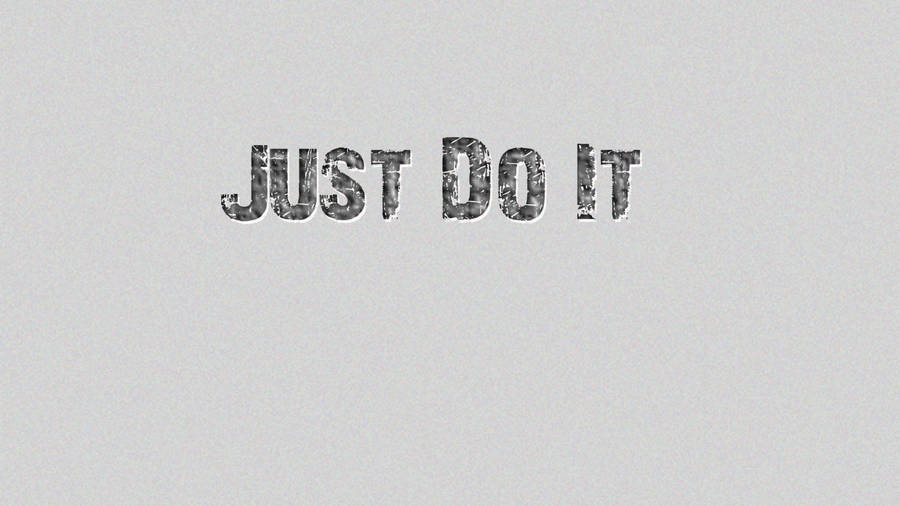 Just Do It In Gray wallpaper