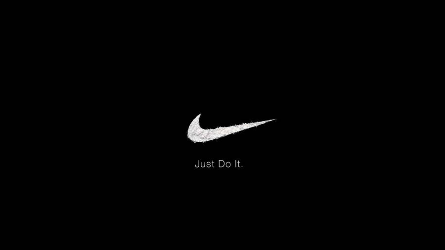 Download Just Do It Nike Black Logo Wallpaper | Wallpapers.com