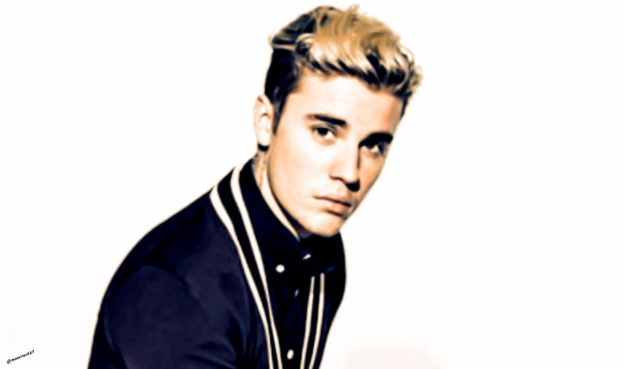 Download Justin Bieber In Blue Cardigan Wallpaper Wallpapers Com