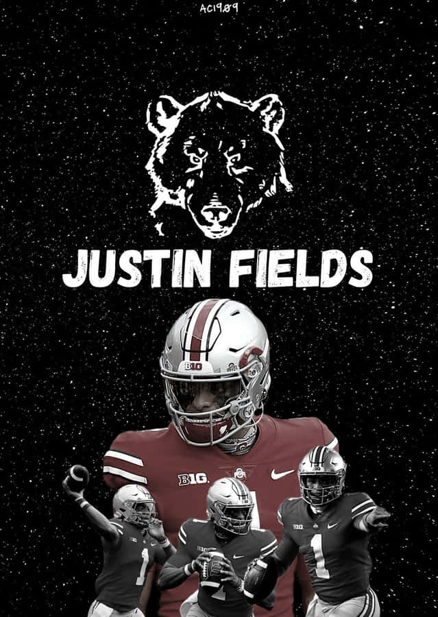 Buckeyes No1 Justin Fields White Limited Stitched NCAA Jersey