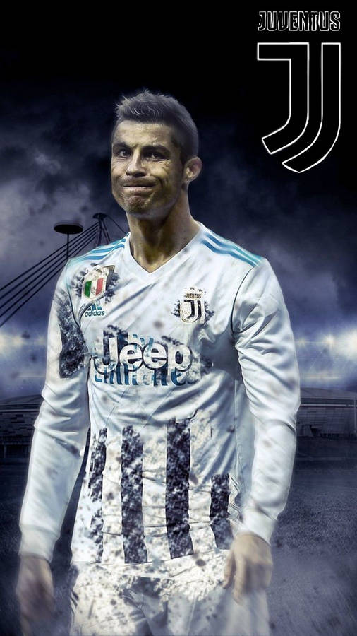 Download Juventus Logo Cristiano Ronaldo Iphone Wallpaper | Wallpapers.com