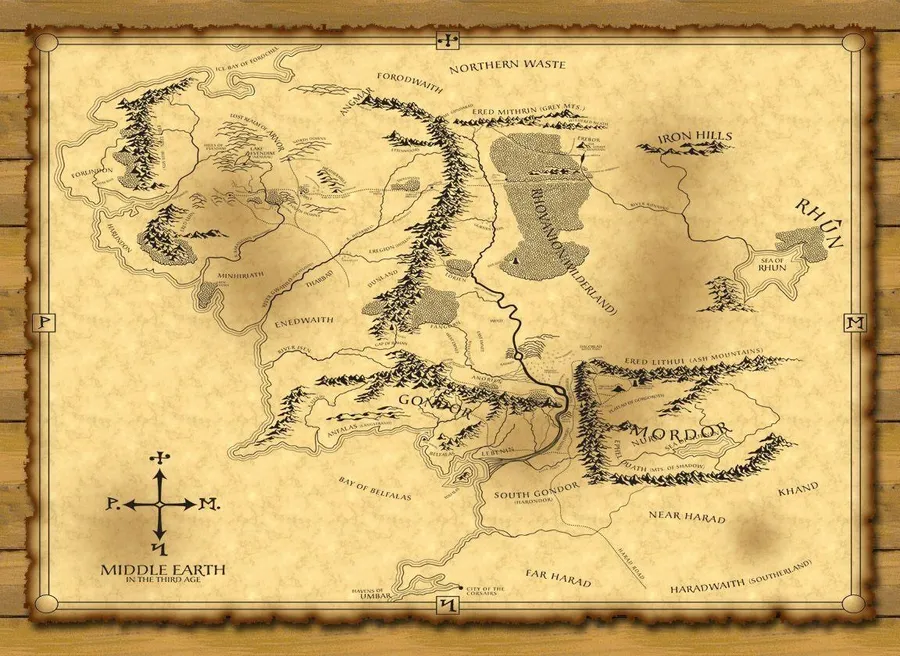 Middle Earth Map