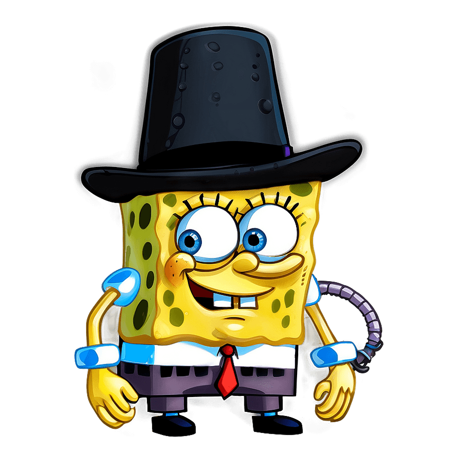 SpongeBob Gangster Gear PNG 96