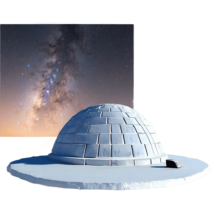 Igloo Under the Stars PNG 05252024
