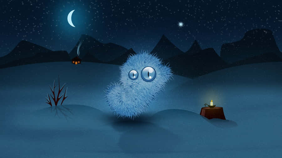 Imagemde um Monstro da Lua à Noite
