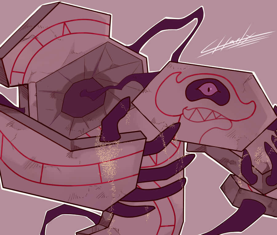 Runerigus Pokémon Kunstwerk