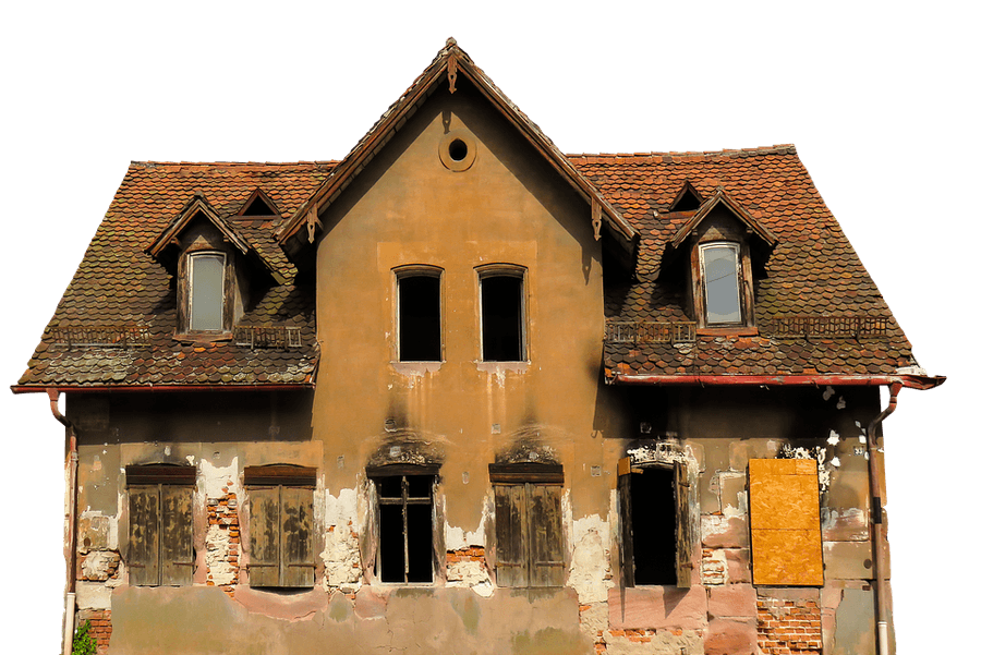 Dilapidated_ Historic_ House