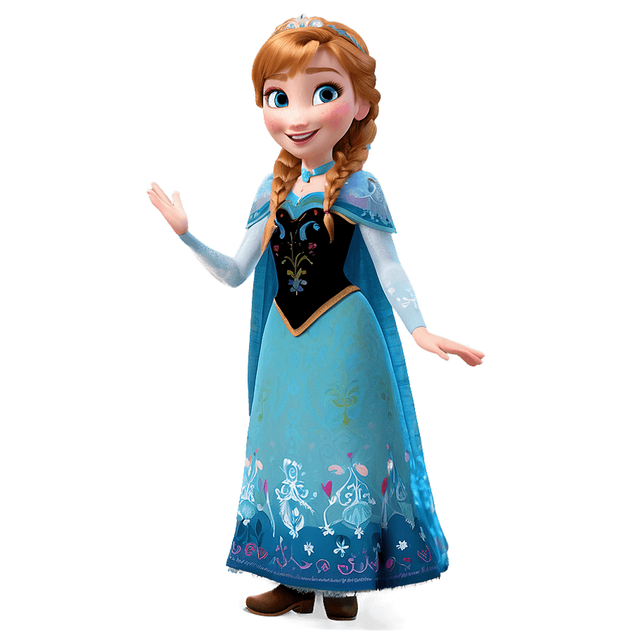Winking Anna Frozen PNG utb
