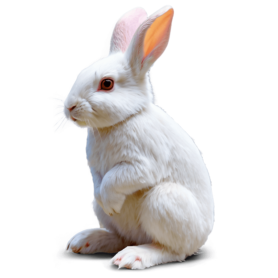 White Bunny Rabbit PNG 06112024