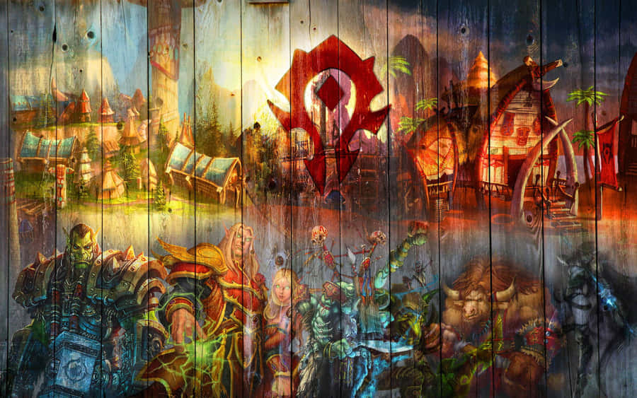 Worldof Warcraft Rassen 2880 x 1800 Hintergrundbild