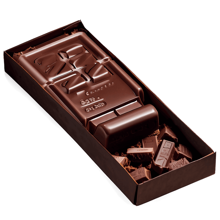 Chocolate Bar Box PNG 30