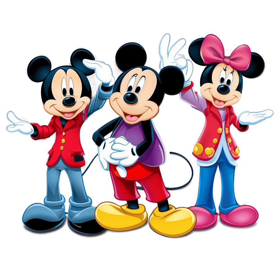 Mickey Mouse Music Band PNG 38