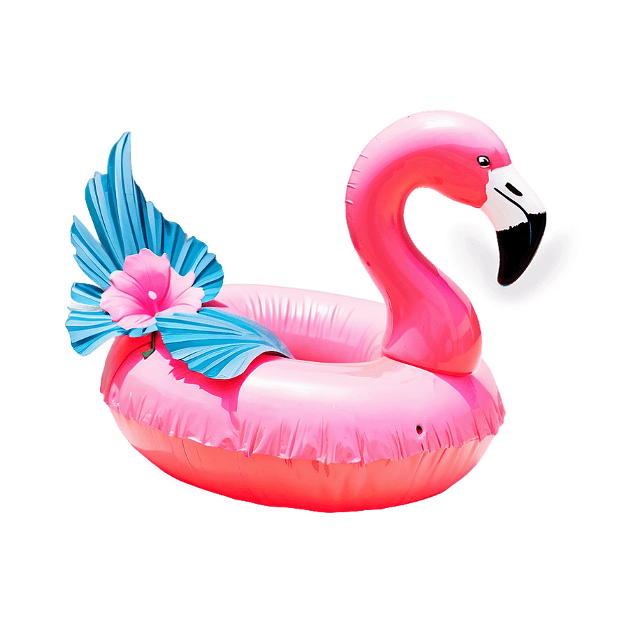 Flamingo Floatie PNG pno